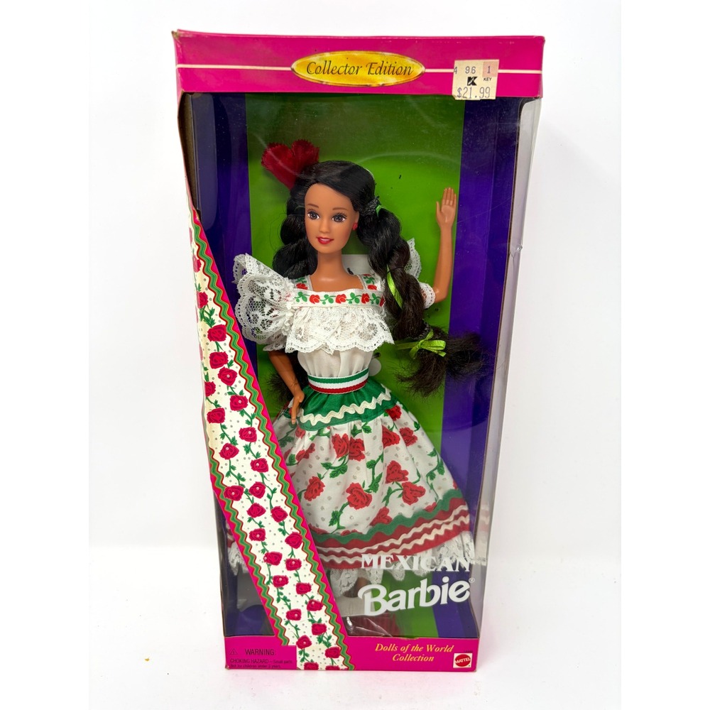 Mexican Barbie Doll Dolls of the World Collector Edition 1995 Mattel 14449 NEW